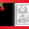 Christian-inspired Christmas coloring book celebrating the message of joy, peace, and light.