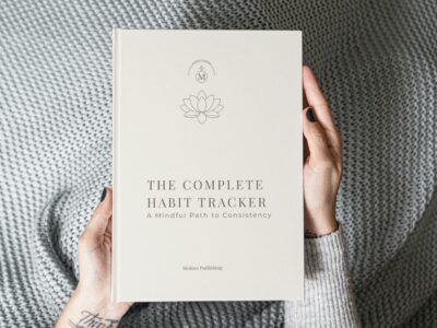 A vibrant, romantic book cover for a Complete Habit Tracker Journal featuring diverse couples, a bouquet of roses, and a heart-filled pink background.