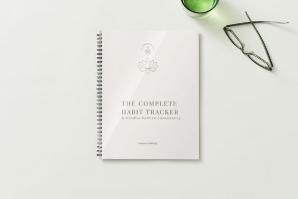 Romantic Artistic Cover for a Complete Habit Tracker Journal Transform your daily routines into meaningful connections with this Complete Habit Tracker Journal.