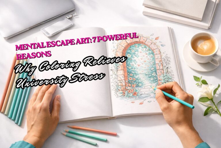 Mental escape art for University Students - MedeeaPublishing Art Therapy