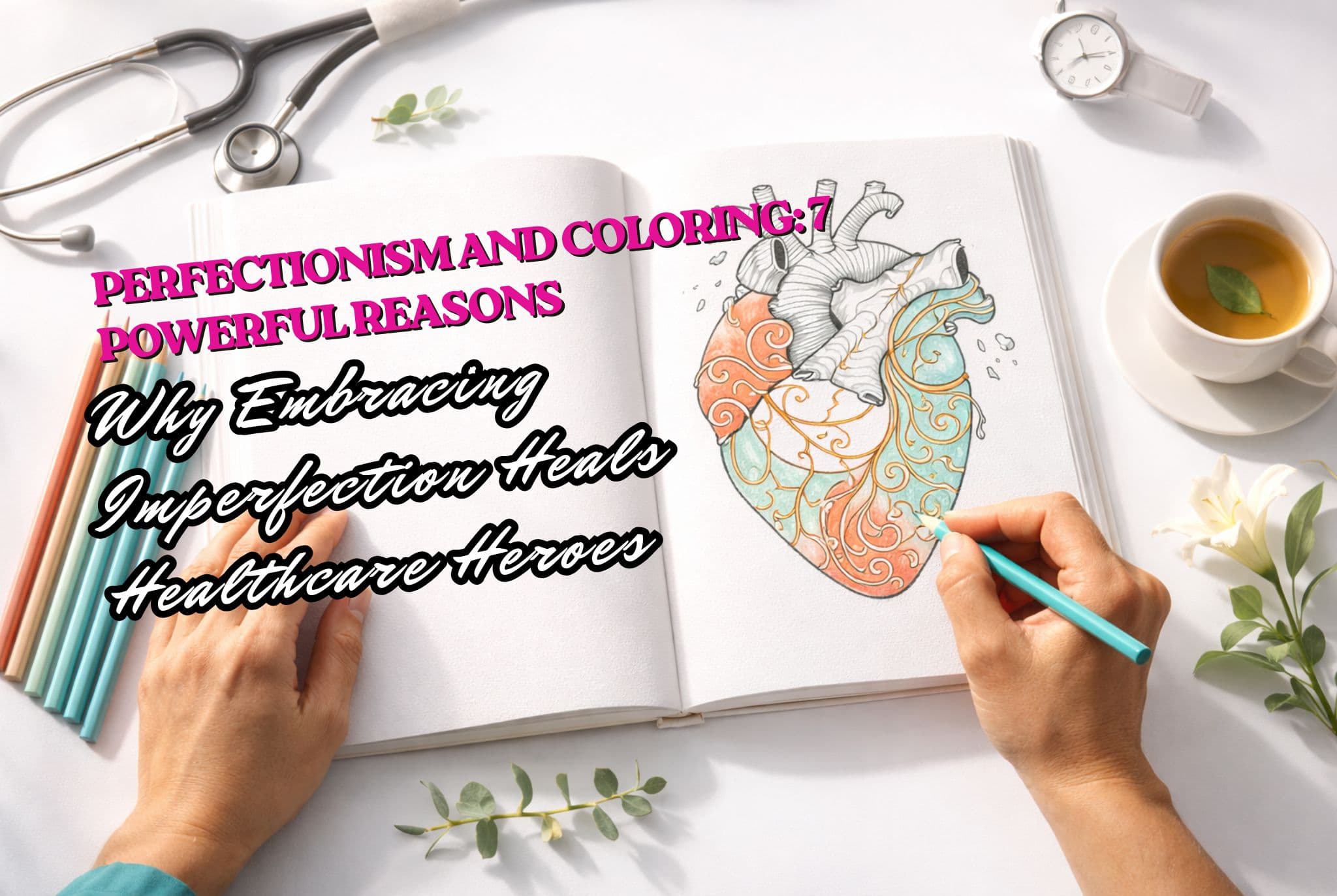 Perfectionism and coloring for Healthcare Workers - MedeeaPublishing Art Therapy