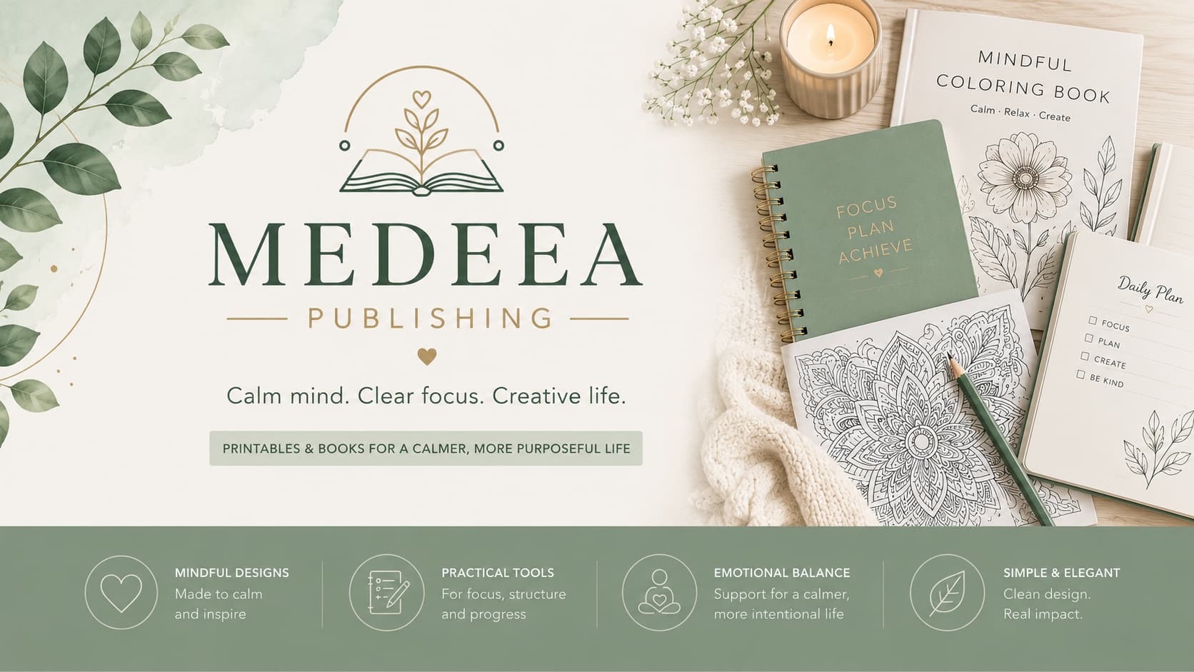 About 1 About Medeea Publishing House mindful coloring books creative journals and printable rituals
