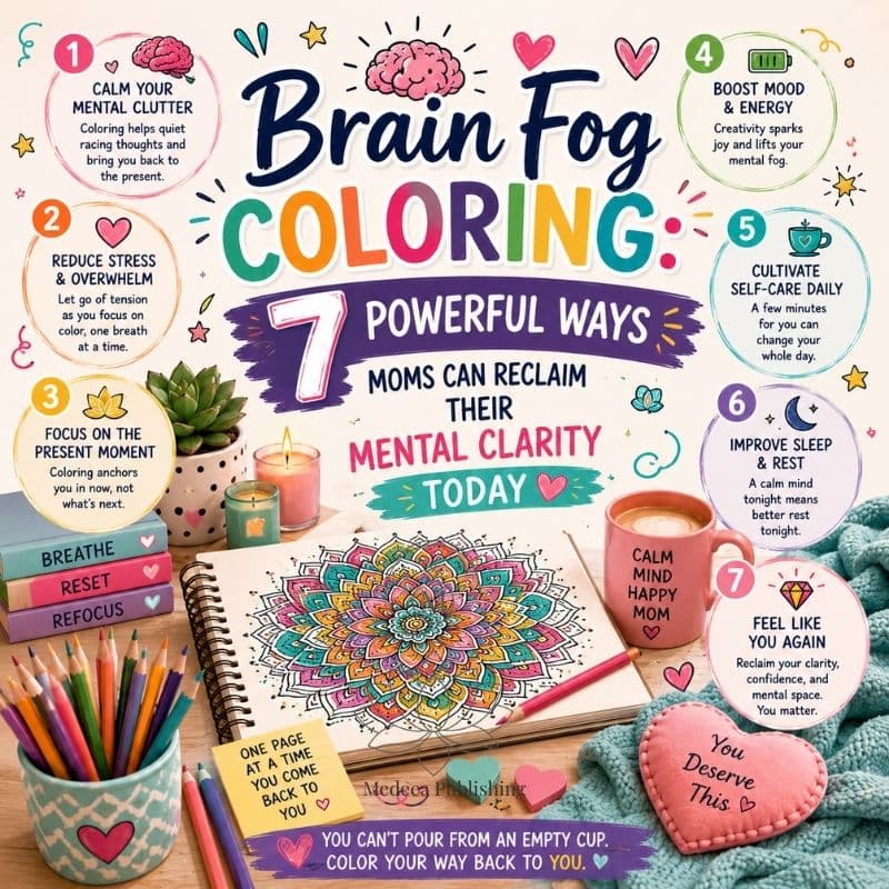 Brain Fog Coloring: 7 Powerful Ways Moms Can Reclaim Their Mental Clarity Today 2 brain fog coloring concept showing calming coloring activity that helps reduce stress and clear mental clutter